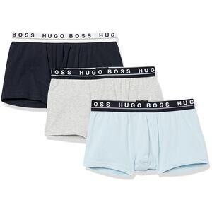 Hugo Boss Men 3-Pack Stretch Cotton Regular Fit Trunks Multi Size S 1609